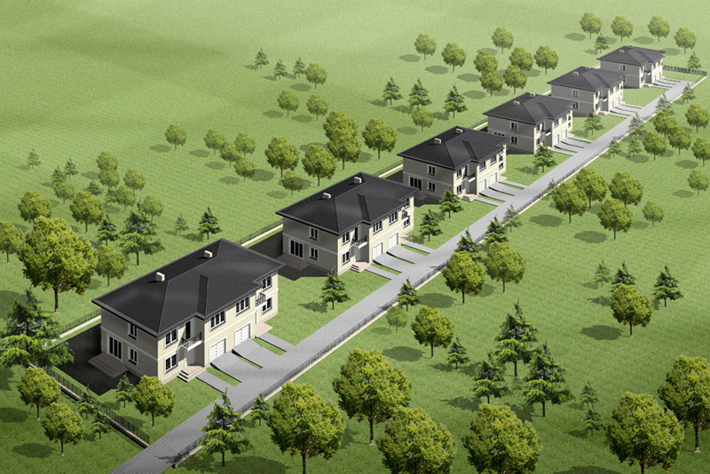 osiedle aleja chopina I lomianki blizniaki wizualizacja 05