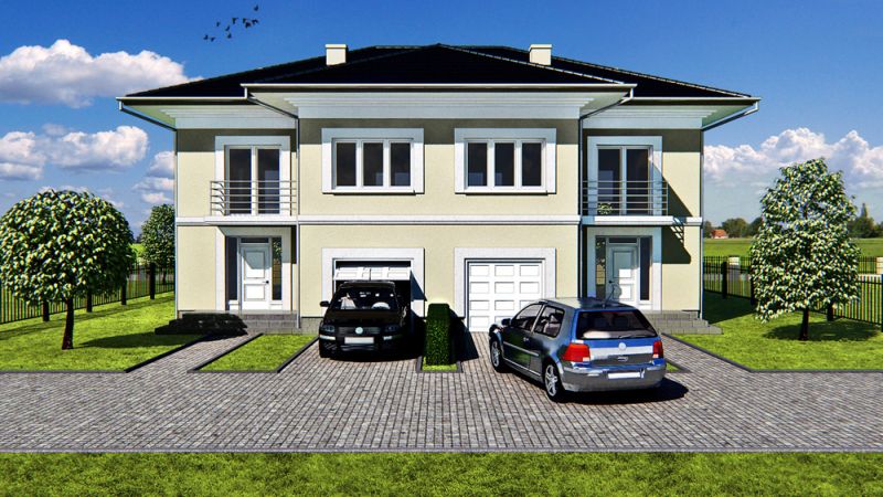 osiedle aleja chopina II lomianki blizniaki wizualizacja 06