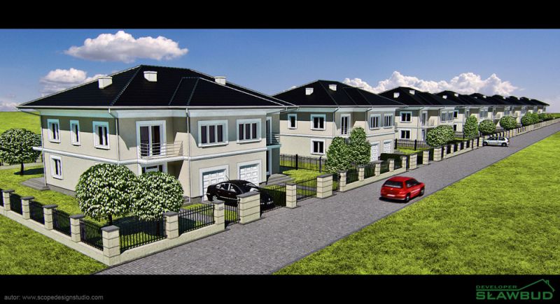 osiedle aleja chopina II lomianki blizniaki wizualizacja 09