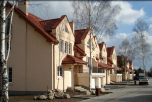 osiedle przy osiedlowej lomianki domy szeregowe z budowy 04
