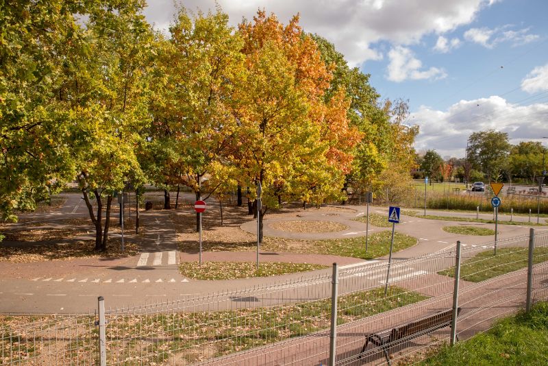 miasteczko ruchu drogowego